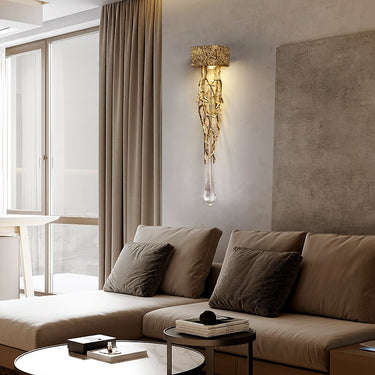 All Copper Branch Wall Lamp